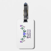 Étiquette À Bagage Copie croisée auxiliaire de point de médecin (Dos Vertical)