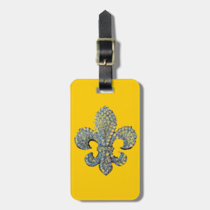 Étiquette À Bagage Copie de flottement de Fleur de Lis