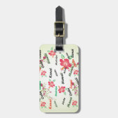 Étiquette À Bagage Copie hawaïenne (Devant Vertical)