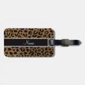 Étiquette À Bagage Copie nommée faite sur commande de guépard de (Dos horizontal)