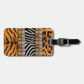 Étiquette À Bagage Copies de safari (Devant horizontal)