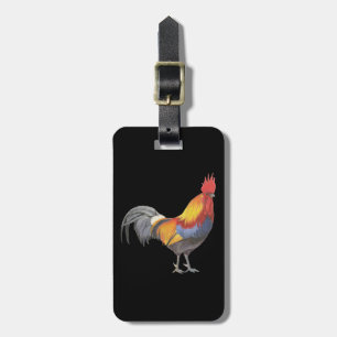 Étiquette À Bagage Coq