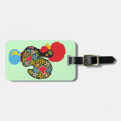 Étiquette À Bagage Coq célèbre de Barcelos Nr 06 (Devant horizontal)