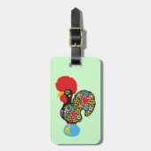 Étiquette À Bagage Coq célèbre de Barcelos Nr 06 (Devant Vertical)