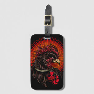 Étiquette À Bagage Coq de boîte