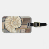 Étiquette À Bagage Coque d'Abalone (Devant horizontal)