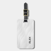 Étiquette À Bagage Coque iphone de vague blanche (Devant Vertical)