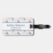 Étiquette À Bagage Coques colorées (Dos horizontal)