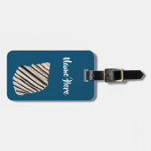 Étiquette À Bagage Coquillages (Devant horizontal)