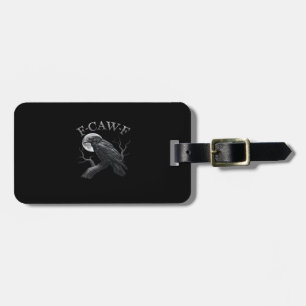 Étiquette À Bagage Corbeau Drôle F-Caw-F Lune