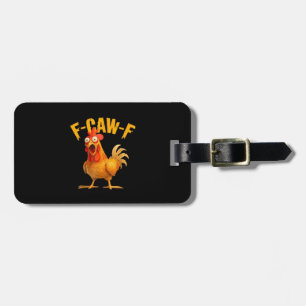 Étiquette À Bagage Corbeau Humour F-Caw-F Gothique Drôle Rétro Cool