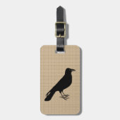 Étiquette À Bagage Corbeau style stellaire (Devant Vertical)