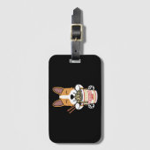 Étiquette À Bagage Corgi Instant Ramen (Devant Vertical)