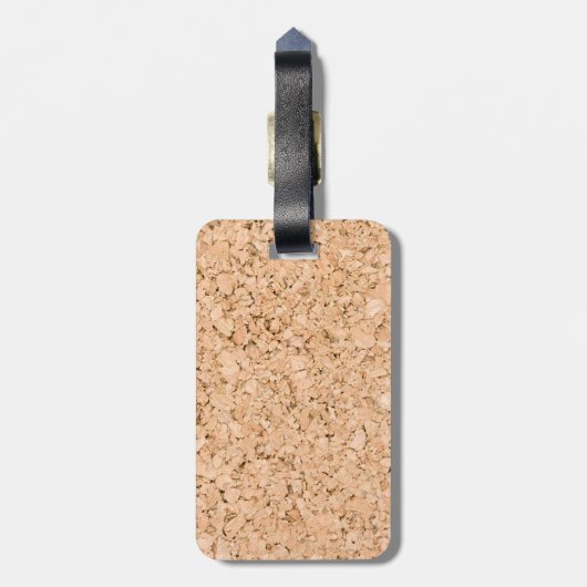 Étiquette À Bagage Cork oak (Dos Vertical)