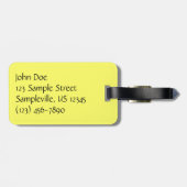 Étiquette À Bagage Cornelian Cherry (Dos horizontal)