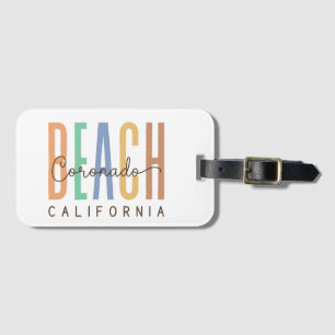 Étiquette À Bagage Coronado Beach California (Sands)