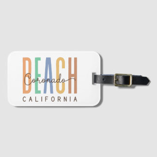 Étiquette À Bagage Coronado Beach California (Sands)