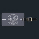 Étiquette À Bagage Correspondance de groupe de vacances sur mesure Fa<br><div class="desc">Vous voulez commémorer vos vacances en camping et en lac? Nos t-shirts de vacances personnalisés sont parfaits pour des réunions de famille, des voyages de groupe et des aventures en plein air. Personnalisez-les avec votre nom de famille ou de groupe et votre année de vacances pour un gardien unique. Commandez...</div>
