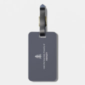 Étiquette À Bagage Correspondance de groupe de vacances sur mesure Fa (Dos Vertical)