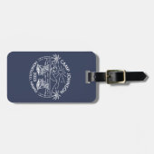 Étiquette À Bagage Correspondance de groupe de vacances sur plage per (Devant horizontal)