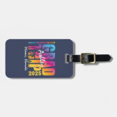 Étiquette À Bagage Correspondance de groupe de voyage d'études person (Devant horizontal)