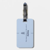 Étiquette À Bagage Correspondance personnalisée du groupe d'amis de l (Dos Vertical)