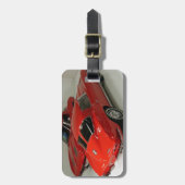 Étiquette À Bagage Corvette rouge de la fenêtre à fente classique (Devant Vertical)