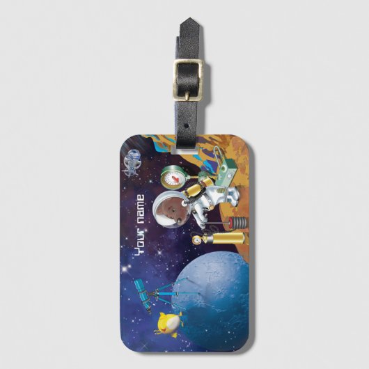 Étiquette À Bagage cosmos (Devant Vertical)