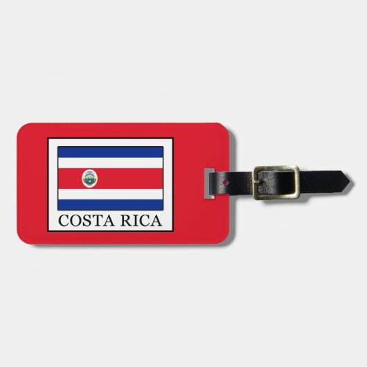 Étiquette À Bagage Costa Rica (Devant horizontal)