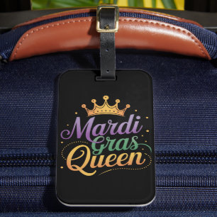 Étiquette À Bagage Costume de la Reine de la Parade du Mardi Gras 