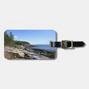 Étiquette À Bagage Côte de l'île Bar dans le parc national Acadia