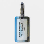 Étiquette À Bagage Côte de Na Pali de Kauai de Kokee (Dos Vertical)