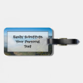 Étiquette À Bagage Côte de Na Pali de Kauai de Kokee (Dos horizontal)