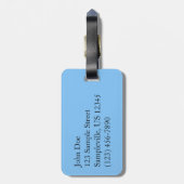 Étiquette À Bagage Côte du Pacifique à Redwood National Park (Dos Vertical)