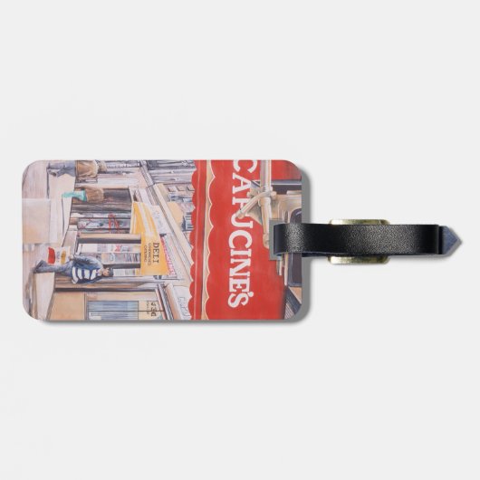 Étiquette À Bagage Côté ensoleillé de la deuxième avenue (Dos horizontal)