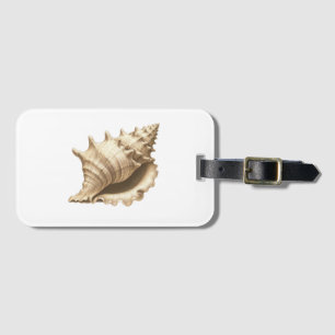 Étiquette À Bagage Coteau/plage/coquillage nautique