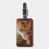 Étiquette À Bagage Coton De Tulear en automne Leaves automne Inspire (Devant Vertical)