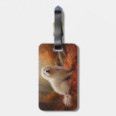 Étiquette À Bagage Coton De Tulear en automne Leaves automne Inspire (Dos Vertical)