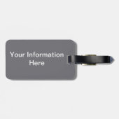 Étiquette À Bagage Coton de Tulear - Joci (Dos horizontal)