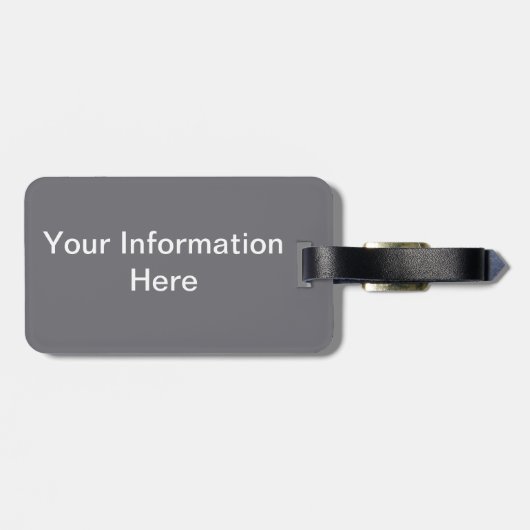 Étiquette À Bagage Coton de Tulear - Joci (Dos horizontal)