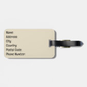 Étiquette À Bagage Coucher de soleil (Dos horizontal)