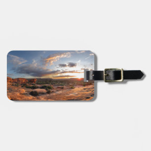 Étiquette À Bagage Coucher de soleil de l'Esplanade - Grand Canyon -