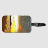 Étiquette À Bagage Coucher de soleil sur les Maldives (Devant Horizontal)