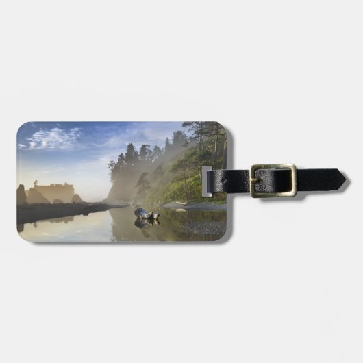 Étiquette À Bagage coucher du soleil sur la plage de Ruby, parc natio (Devant horizontal)