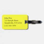 Étiquette À Bagage Couleur d'automne dans le parc d'état d'Ohiopyle (Dos horizontal)