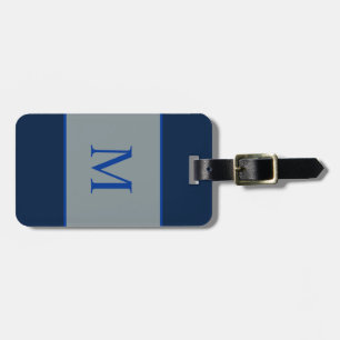 Étiquette À Bagage Couleur Monogramme