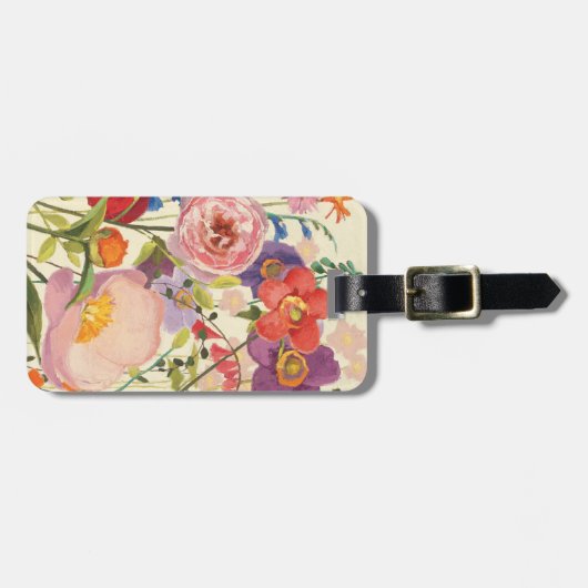 Étiquette À Bagage Couleur Printemps (Devant horizontal)