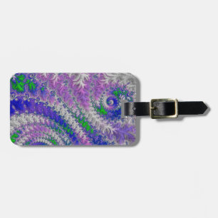 Étiquette À Bagage Couleur Vive Audacieuse Colorée Funky Trippy Spira