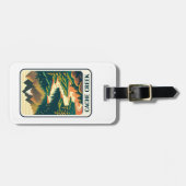 Étiquette À Bagage Couleurs de Cache Creek California (Devant horizontal)