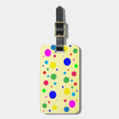 Étiquette À Bagage Couleurs de fête (Devant Vertical)